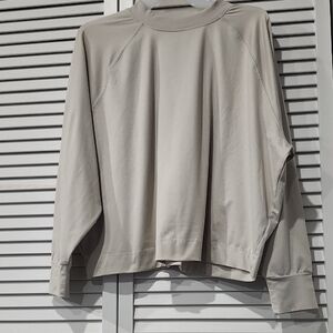 UNDER THE CANOPY Beige Long Sleeve Top